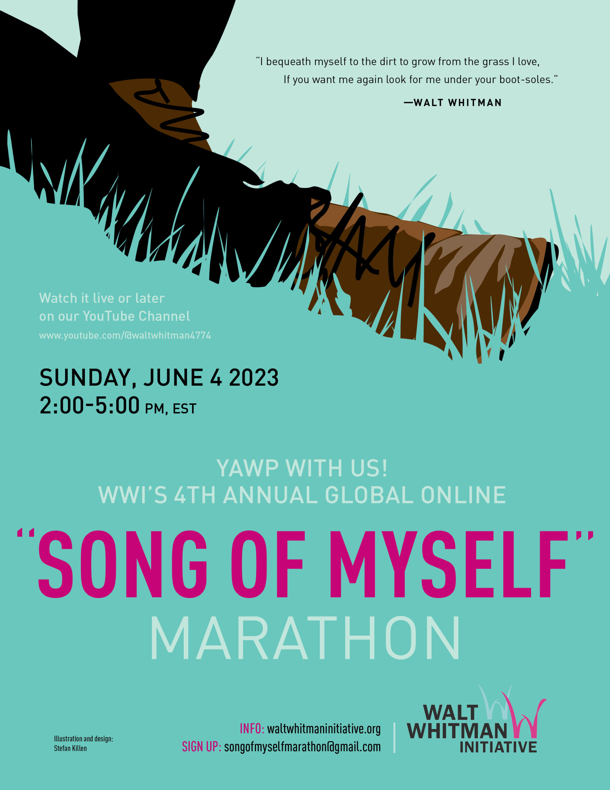 Song of Myself marathon poster